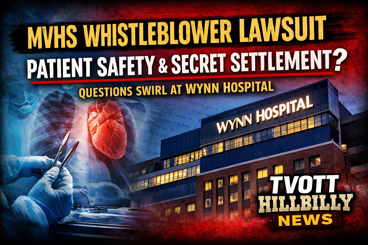 MVHS Whistleblower Lawsuit Raises Serious Questions About Patient Safety and Accountability at Wynn Hospital