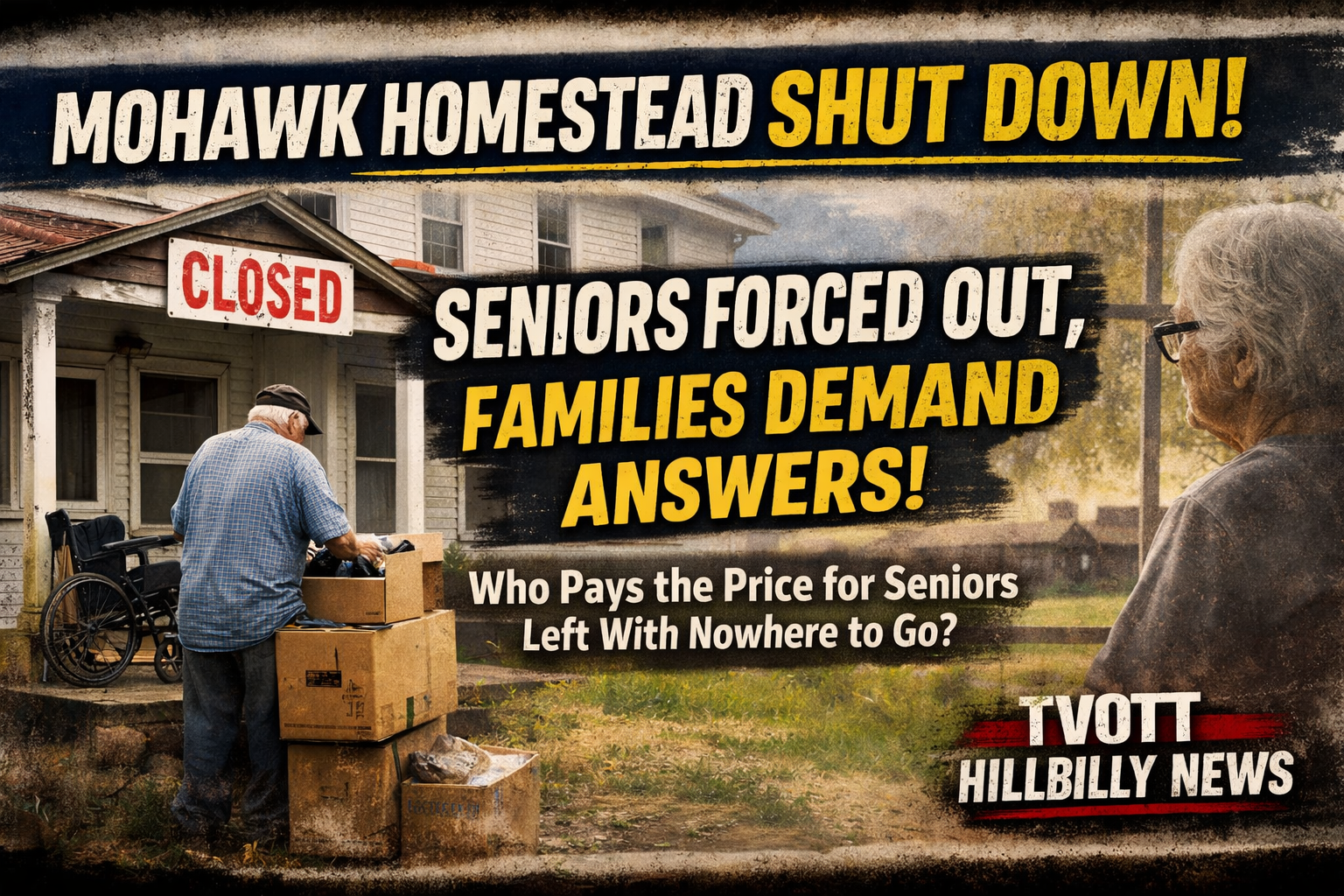 Mohawk Homestead Shutdown Sparks Outrage as Seniors Forced Out and Families Demand Answers