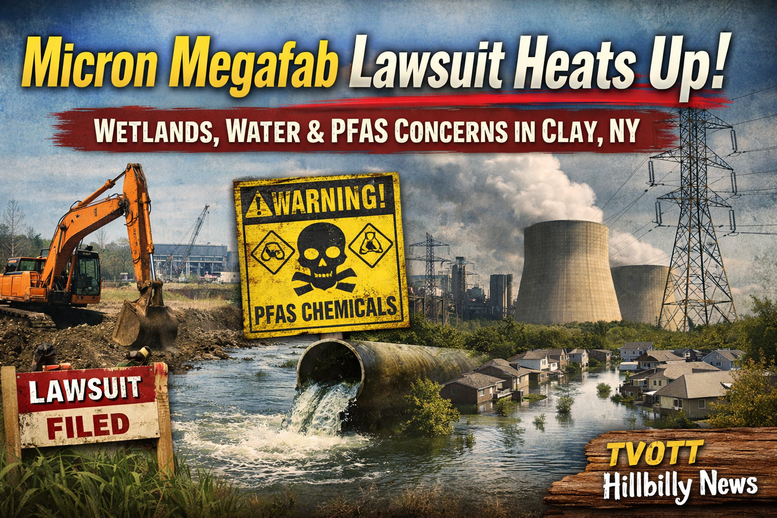 Micron Megafab Lawsuit Heats Up: Neighbors Raise Alarm Over Wetlands, Water, and Chemical Risks in Central NY