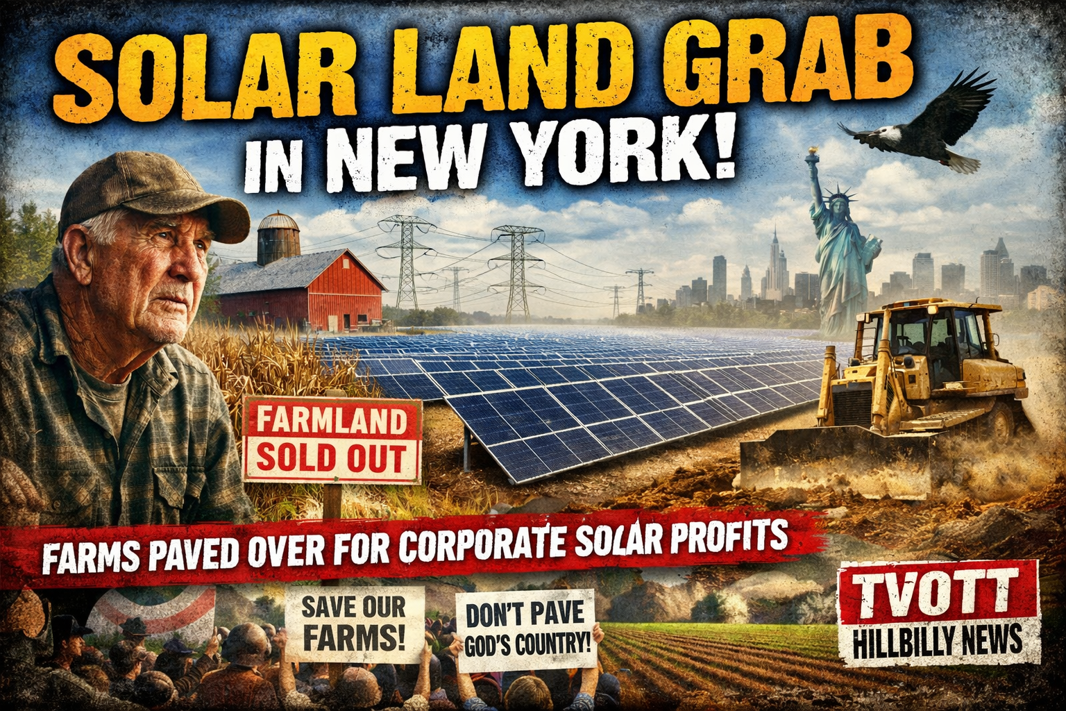 Solar Land Grab in New York? Farmland Faces Takeover as Boralex & State Push Massive Projects