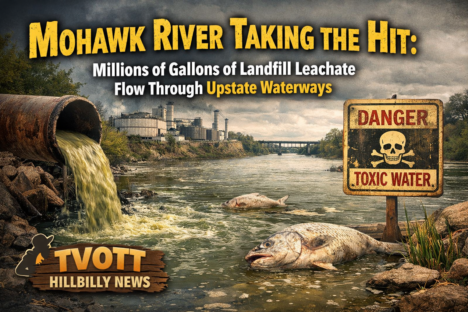 Mohawk River Taking the Hit: Millions of Gallons of Toxic Landfill Leachate Flow Through Upstate Waterways