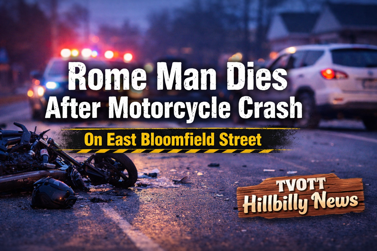 Rome Man Killed in Motorcycle Crash on East Bloomfield Street—Community Left Asking What Went Wrong