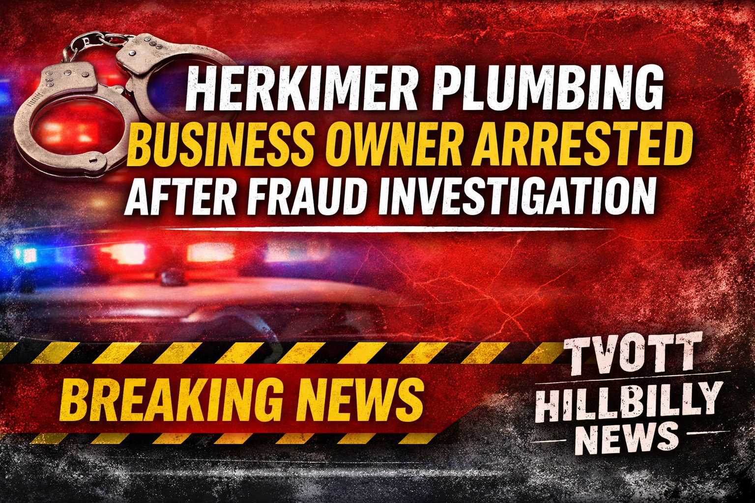 Herkimer Plumbing Business Owner Arrested in Multi-Town Fraud Investigation