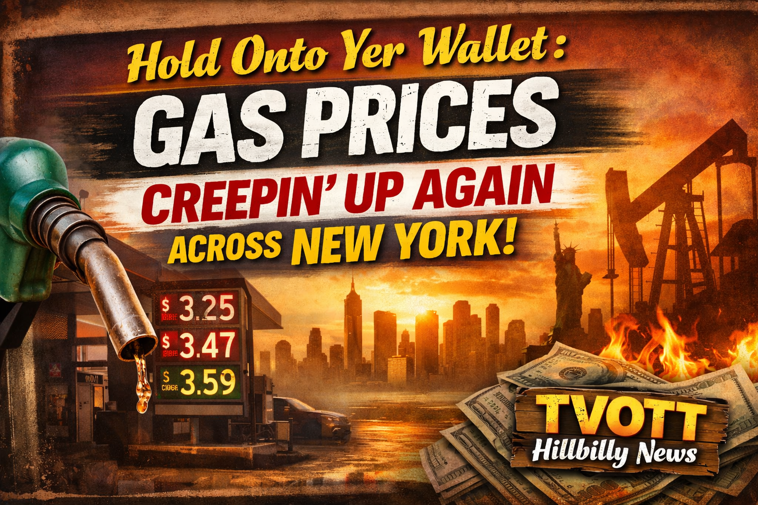 Hold Onto Yer Wallet: Gas Prices Creepin’ Up Again Across New York
