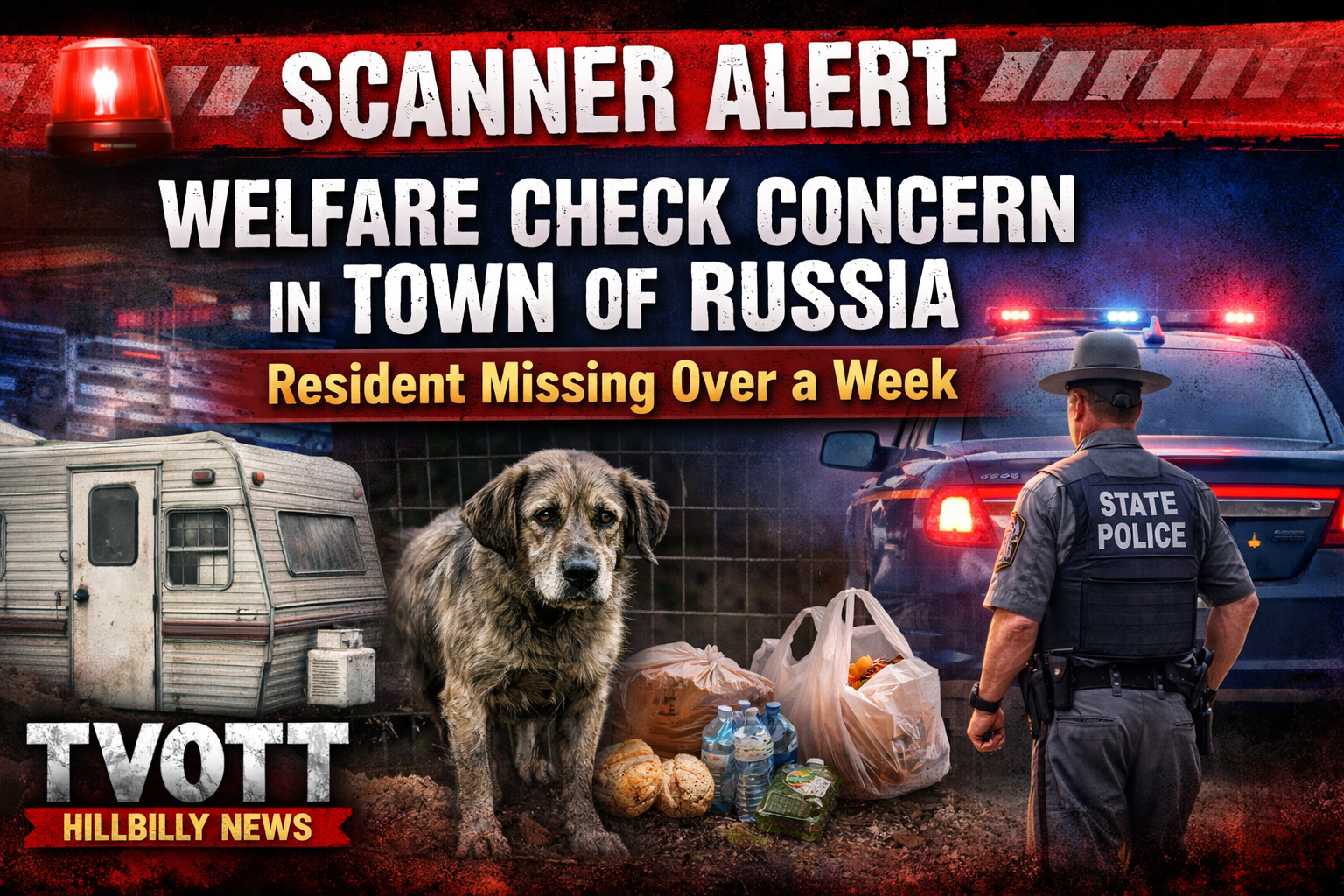 Welfare Check Turns Concerning on Black Creek Rd in Town of Russia After Resident Missing Over a Week