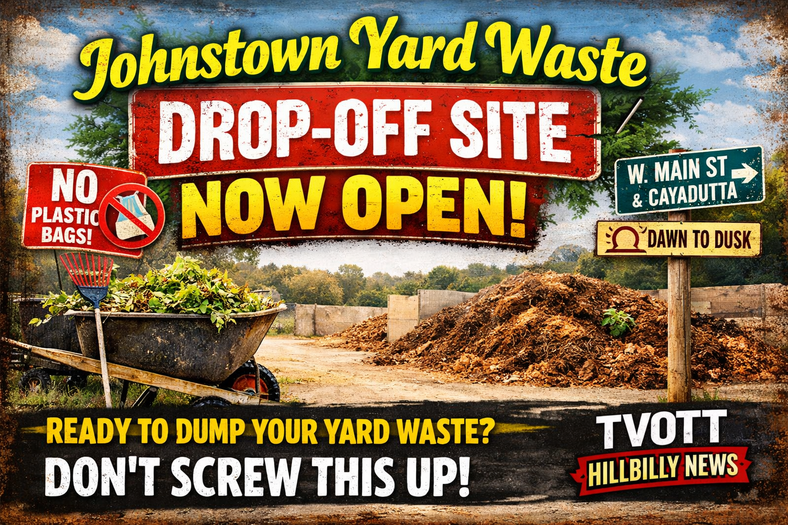 Johnstown Opens Yard Waste Drop-Off — Here’s What You Need to Know Before You Go
