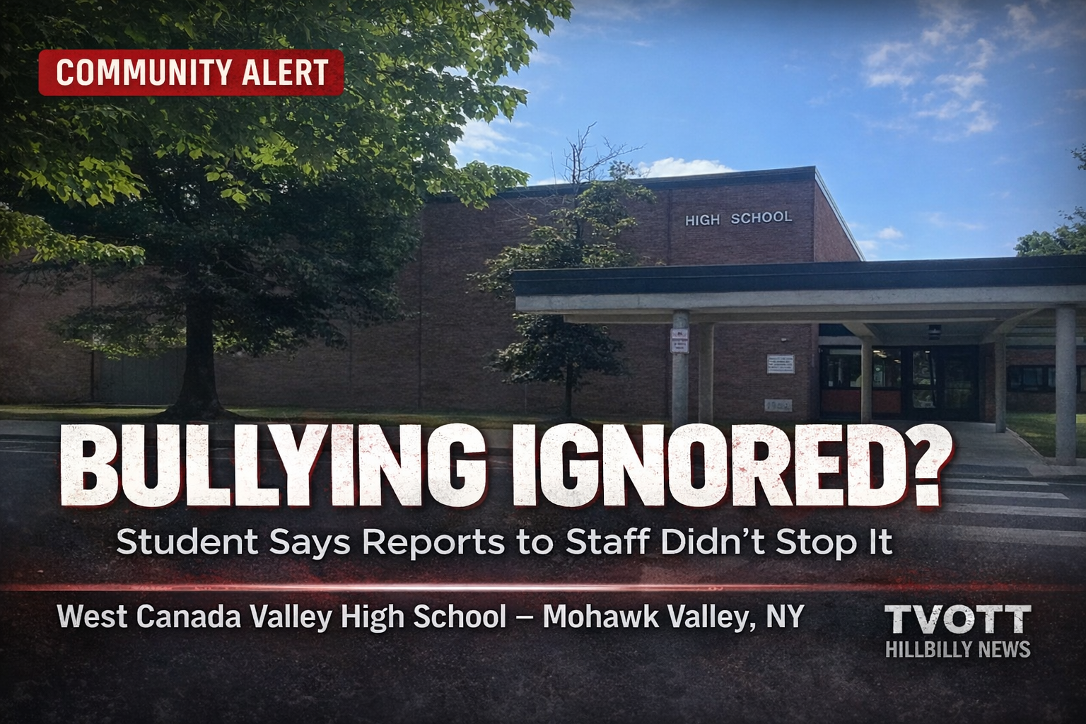 Told to Ignore It: Mohawk Valley Student Says Bullying Continues Even After Reports to School Leaders