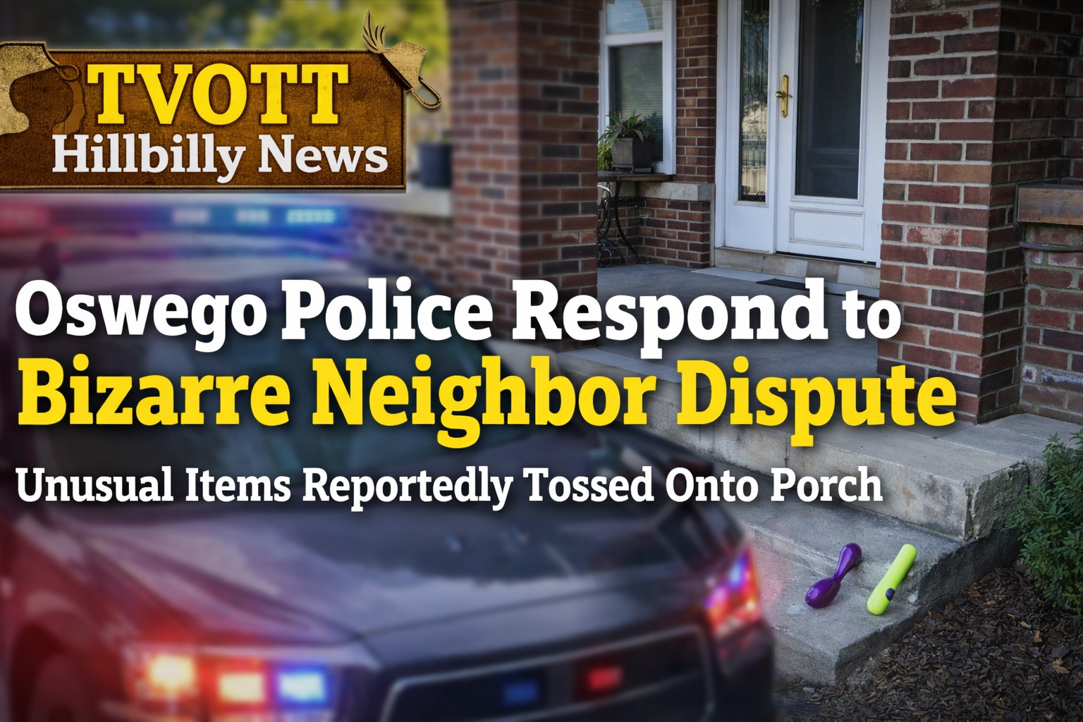 Police Respond to Bizarre Neighbor Dispute in Oswego After Items Thrown Onto Porch