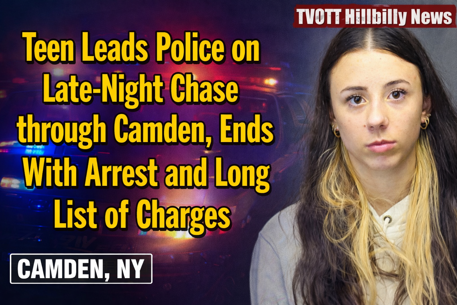 Teen Leads Police on Late-Night Chase Through Camden, Ends With Arrest and Long List of Charges
