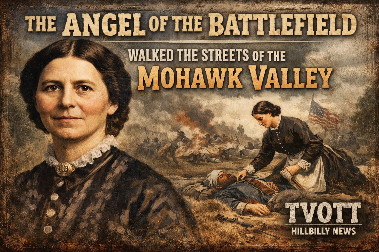 They Call Her the Angel of the Battlefield — But Most Folks Don’t Know She Walked the Streets of the Mohawk Valley