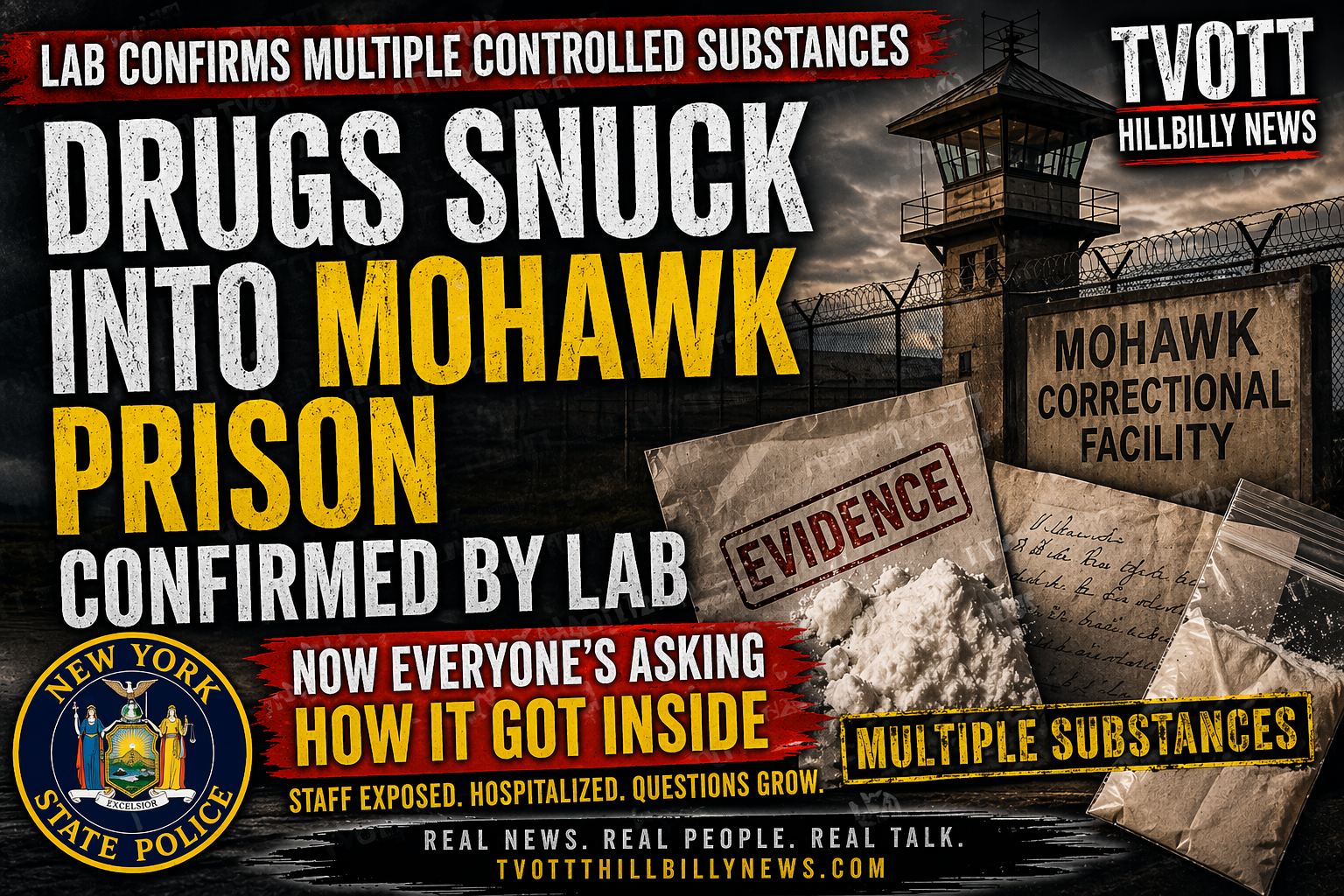 Drugs Snuck Into Mohawk Prison Confirmed by Lab, Now Everyone’s Asking How It Got Inside