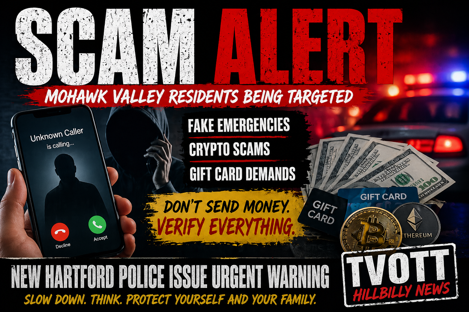 Scammers Are Hunting the Mohawk Valley — New Hartford Police Say Residents Are Being Targeted Hard
